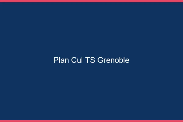 Plan cul TS Grenoble