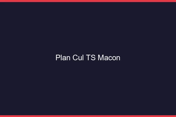 Plan cul TS Mâcon