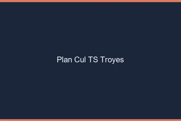 Plan cul TS Troyes