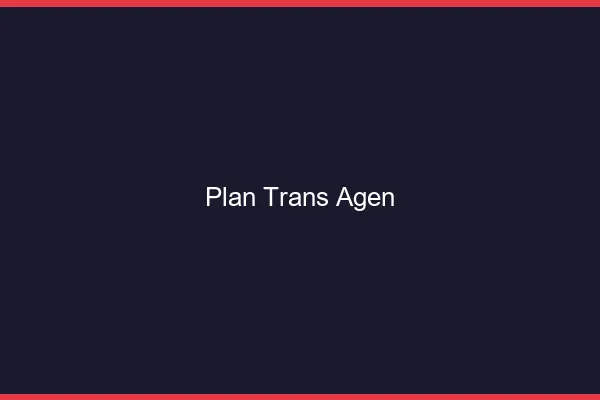 Plan trans Agen