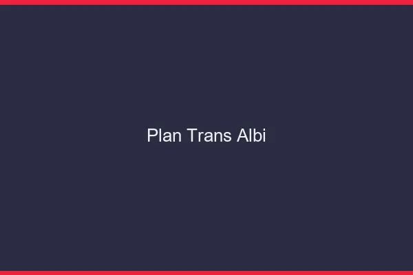 Plan trans Albi