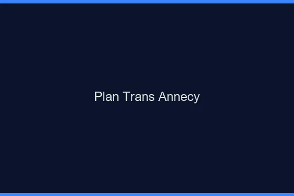 Plan trans Annecy