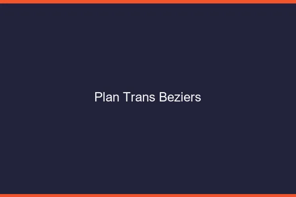 Plan trans Béziers