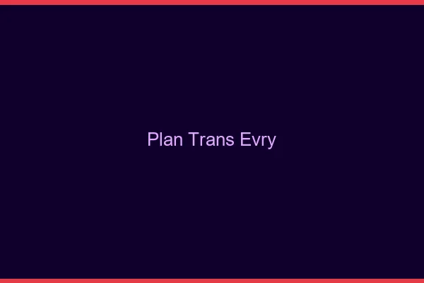 Plan trans Évry