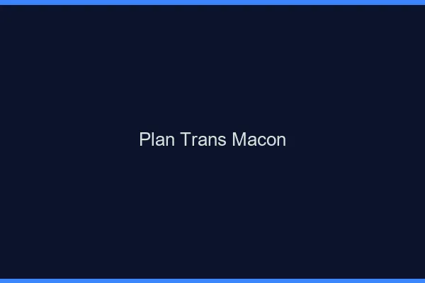 Plan trans Mâcon