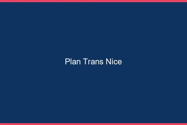 Plan trans Nice