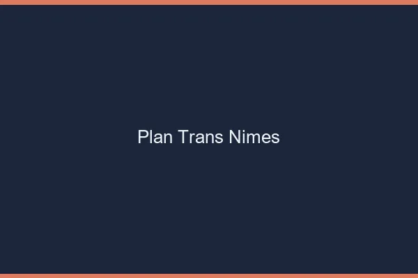 Plan trans Nîmes