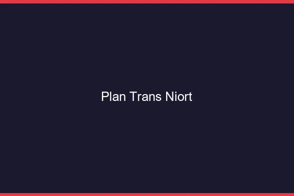 Plan trans Niort
