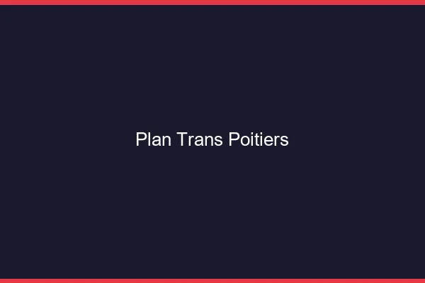 Plan trans Poitiers