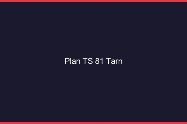 Plan TS 81 tarn
