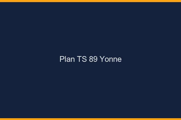 Plan TS 89 yonne
