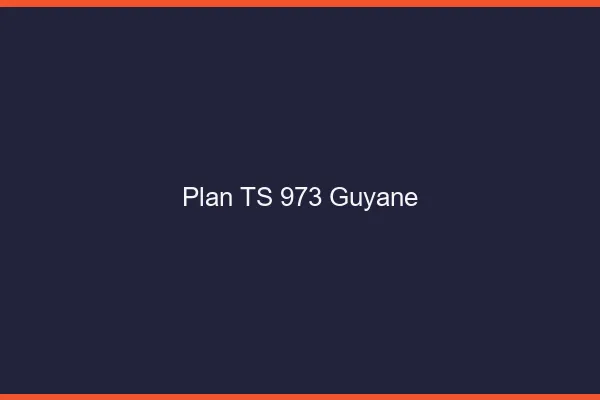 Plan TS 973 Guyane
