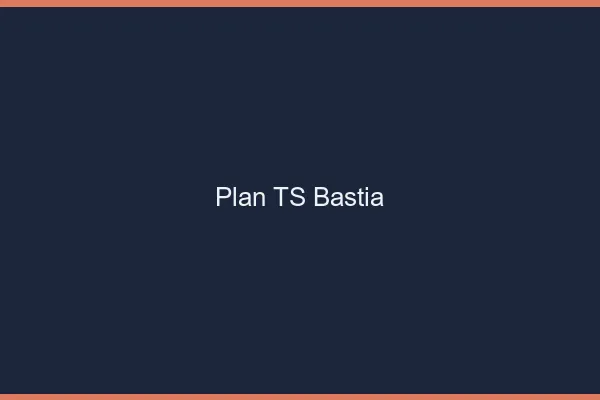 Plan TS Bastia