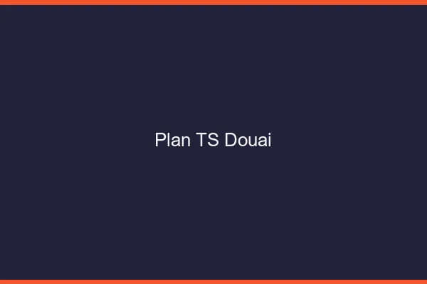 Plan TS Douai