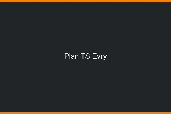 Plan TS Évry