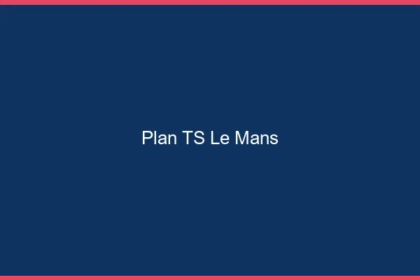 Plan TS le mans