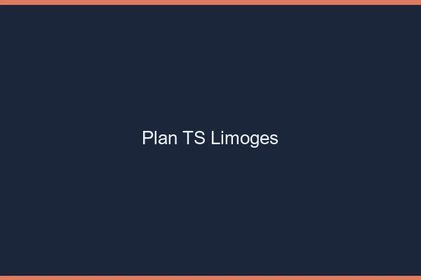 Plan TS Limoges