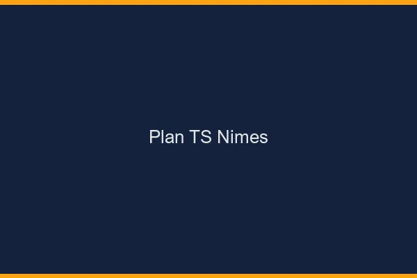 Plan TS Nîmes