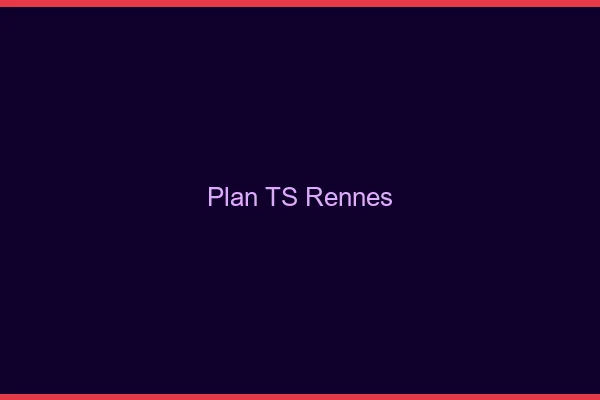 Plan TS Rennes