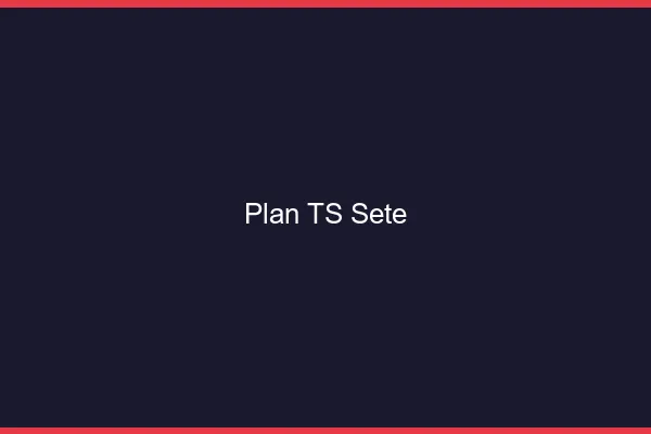 Plan TS Sète