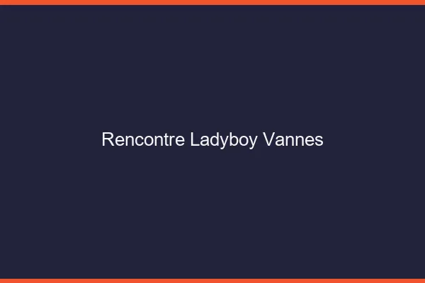 Rencontre ladyboy Vannes