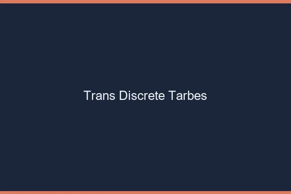 Trans discrète Tarbes