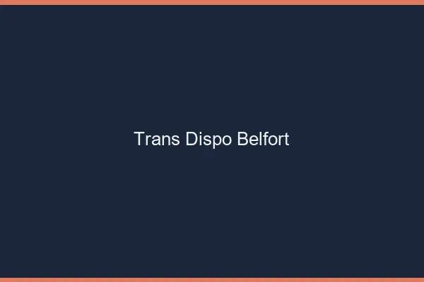 Trans dispo Belfort