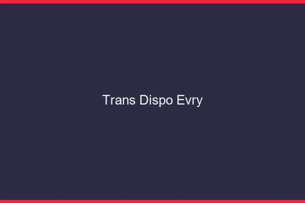Trans dispo Évry