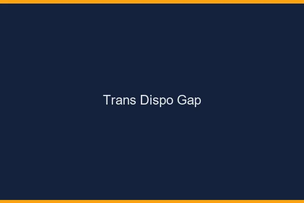 Trans dispo Gap