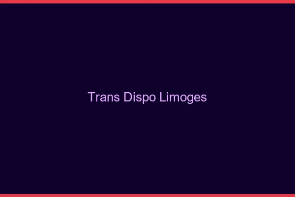 Trans dispo Limoges