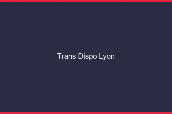 Trans dispo Lyon