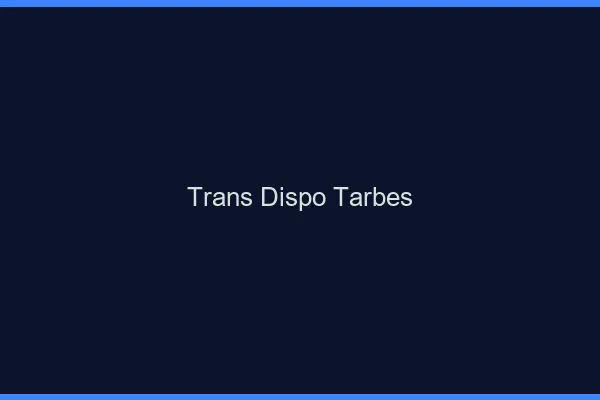 Trans dispo Tarbes
