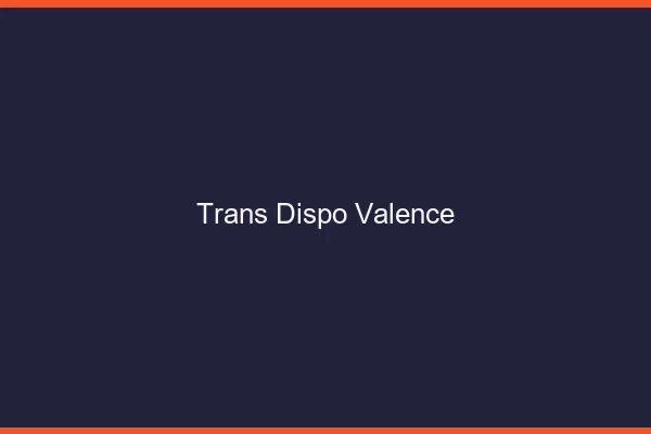 Trans dispo Valence