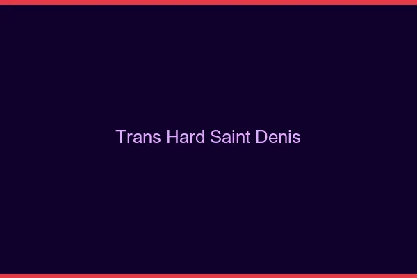 Trans hard Saint-Denis