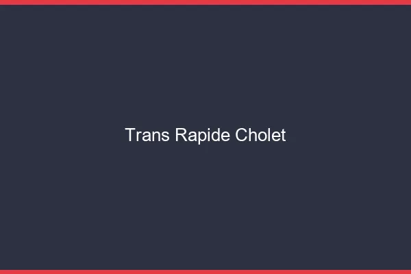 Trans rapide Cholet