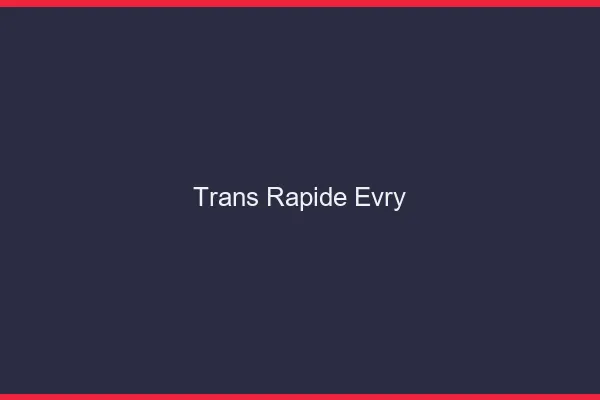 Trans rapide Évry