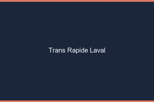 Trans rapide Laval