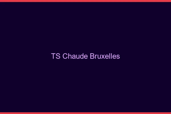 TS chaude Bruxelles