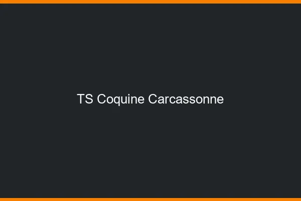 TS coquine Carcassonne