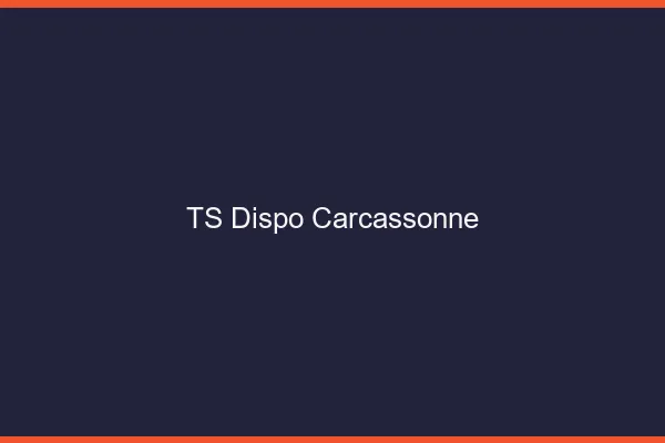 TS dispo Carcassonne