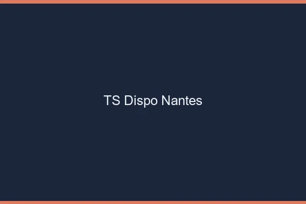 TS dispo Nantes