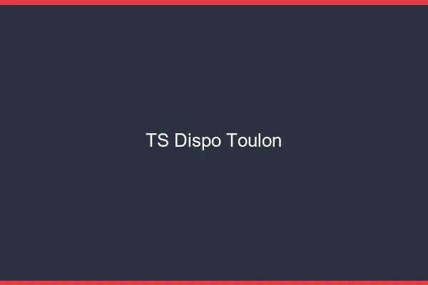 TS dispo Toulon