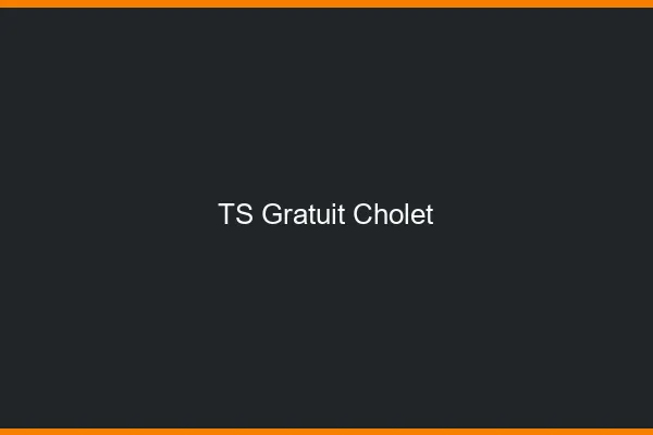 TS gratuit Cholet