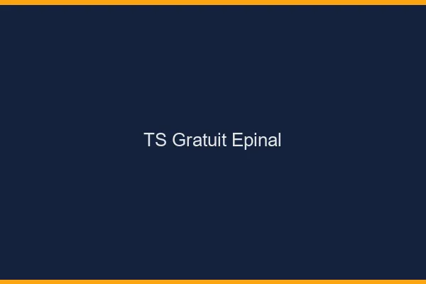 TS gratuit Épinal