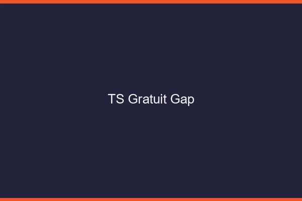 TS gratuit Gap