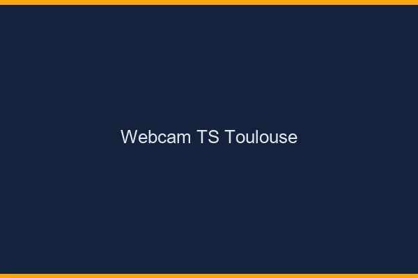 Webcam TS Toulouse